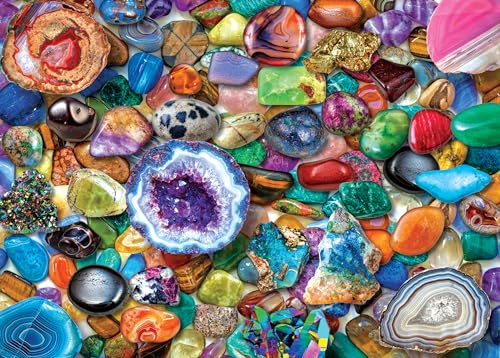 Crystals and Gemstones Jigsaw Puzzle: 1000 Pieces